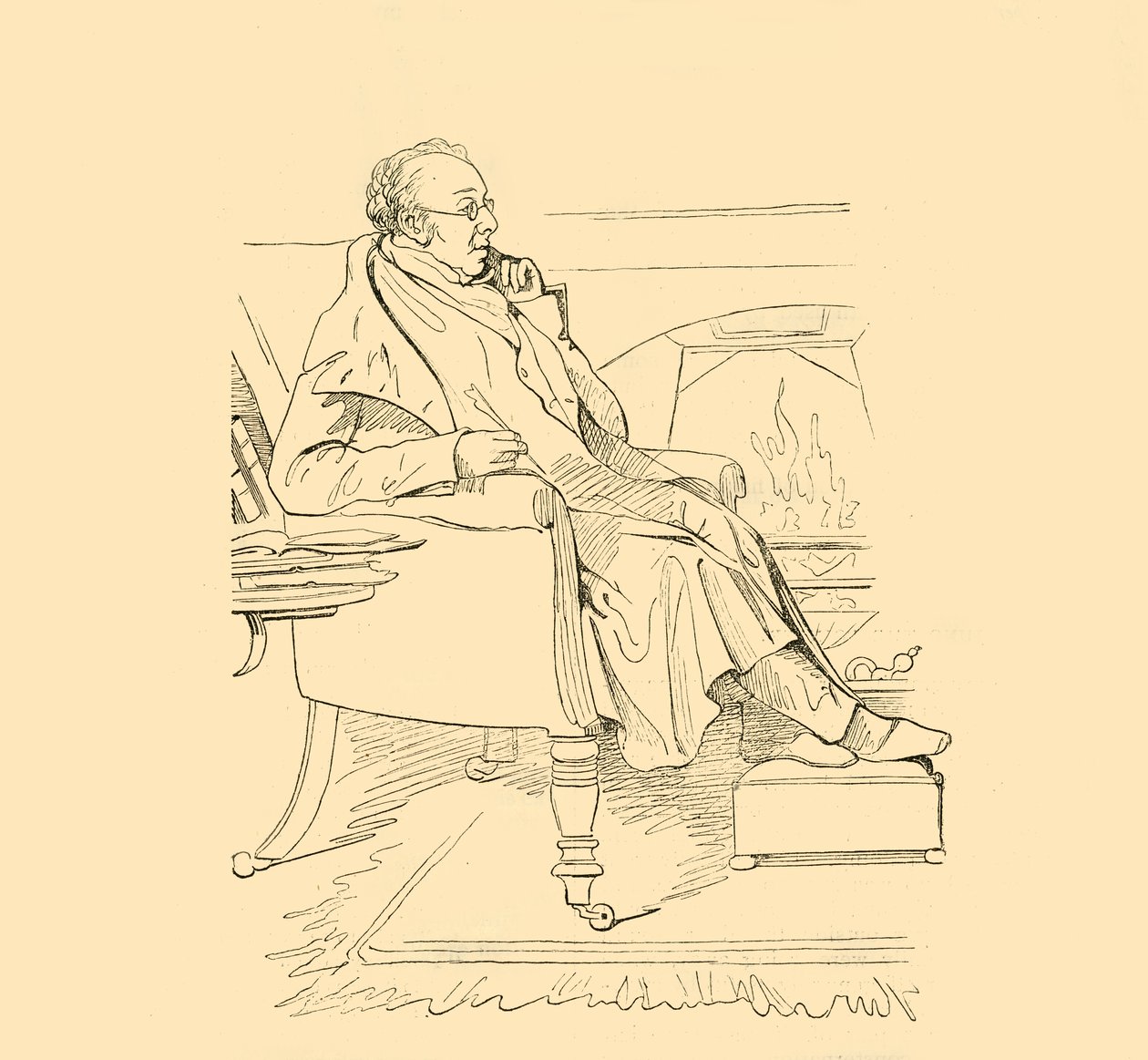 The Elder Disraeli, c1840s, 1881 by Unbekannt