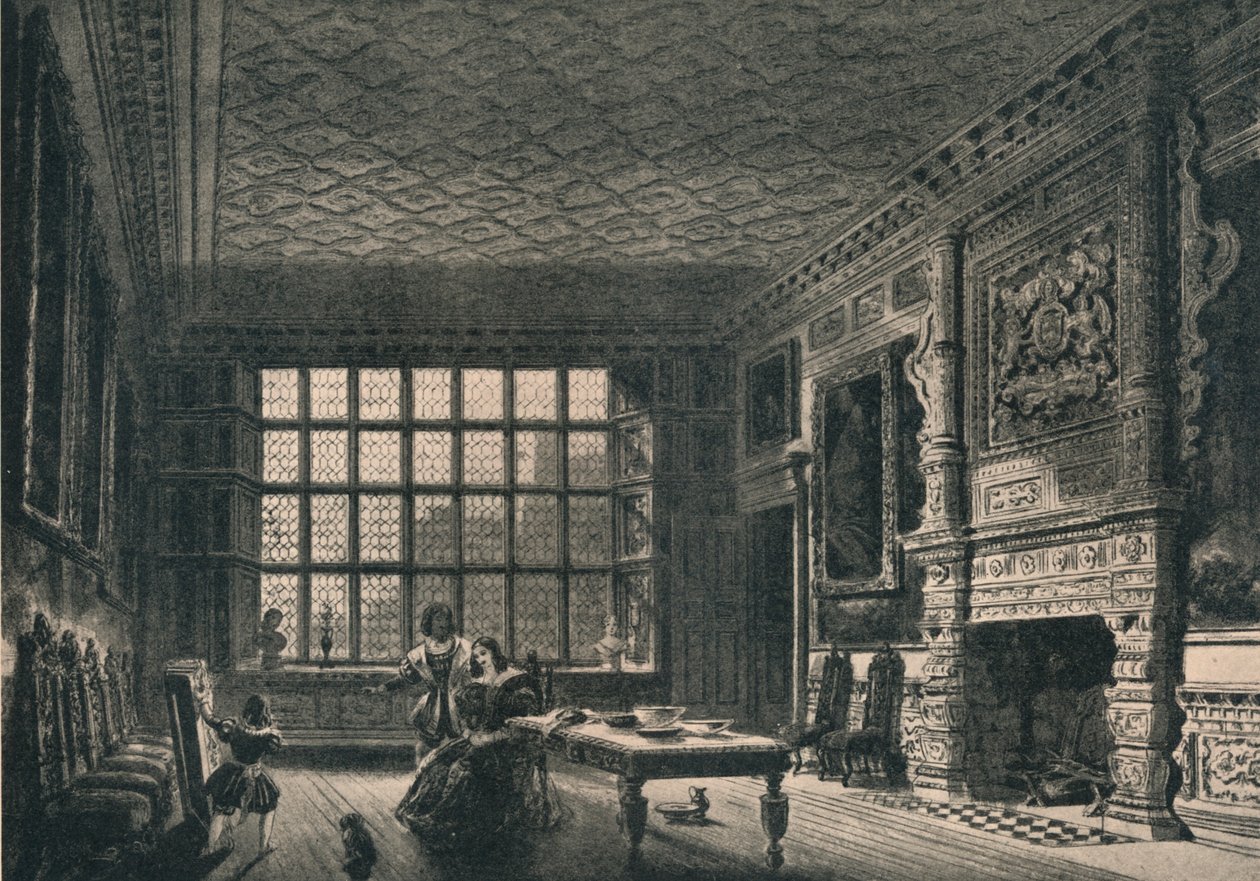 The Elizabethan Room, Coombe Abbey, Warwickshire by Unbekannt