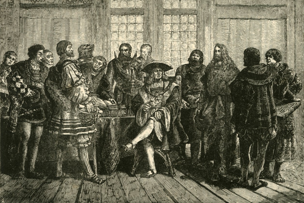 The Emperor Maximilian Surrounded By The Most Illustrious of His Contemporaries 1508-1519, 1890 by Unbekannt