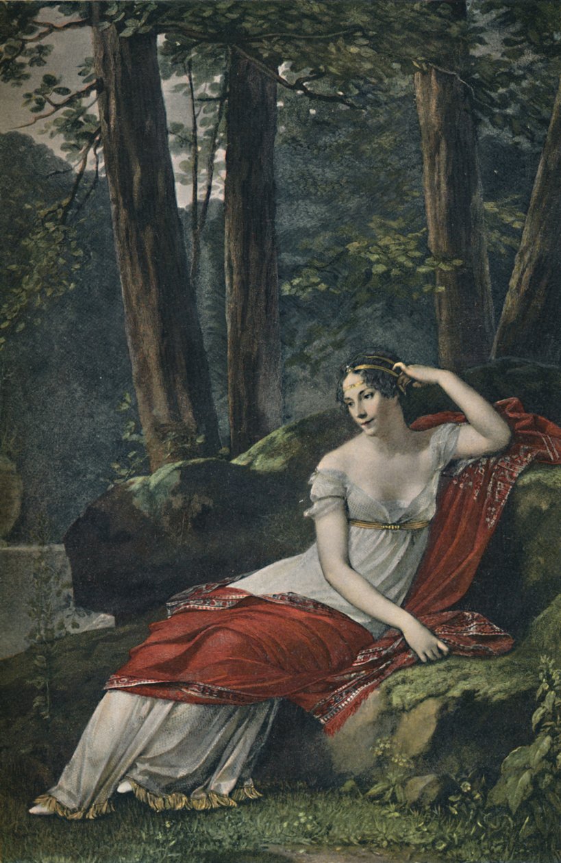 The Empress Josephine in the Park at Malmaison, 1809, 1896 by Unbekannt