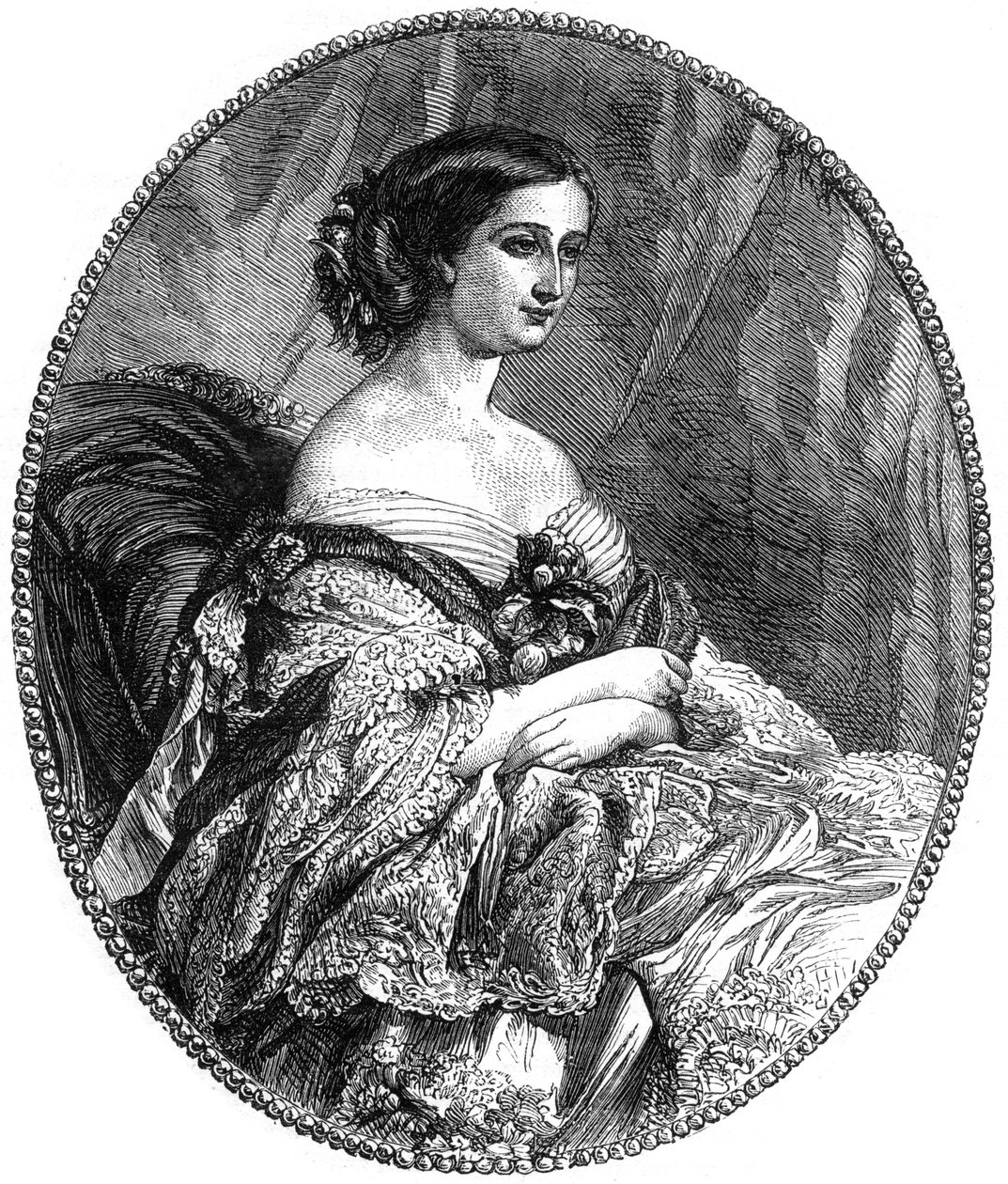 The Empress of the French by Unbekannt
