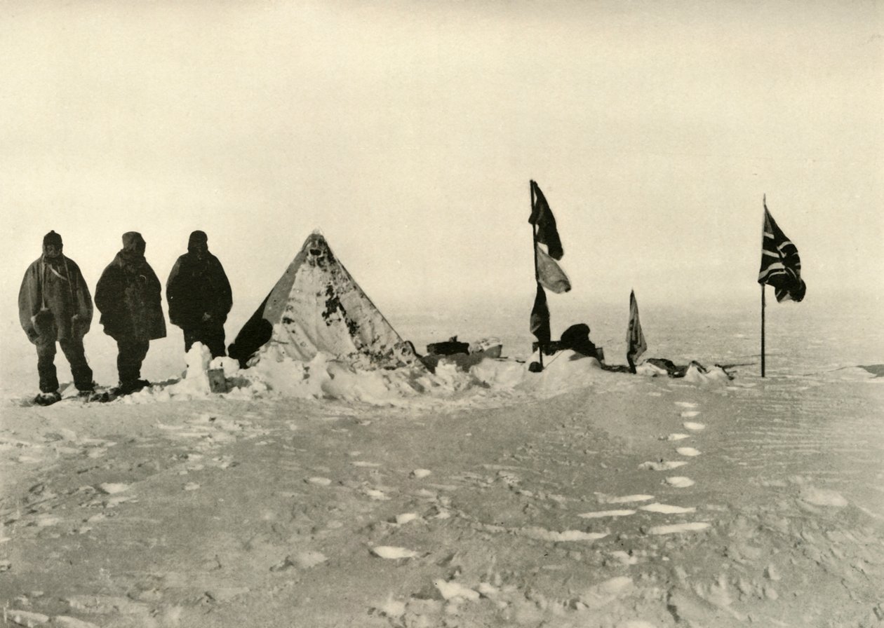 The Farthest South Camp After Sixty Hours Blizzard by Unbekannt