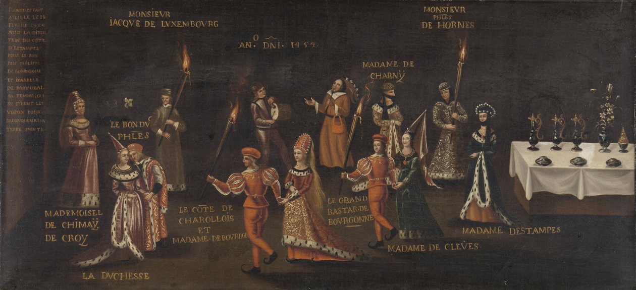 The Feast of the Pheasant, Mid 16th Century by Unbekannt
