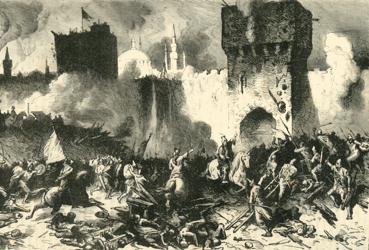 The Final Assault on Constantinople, 29 May 1453 by Unbekannt