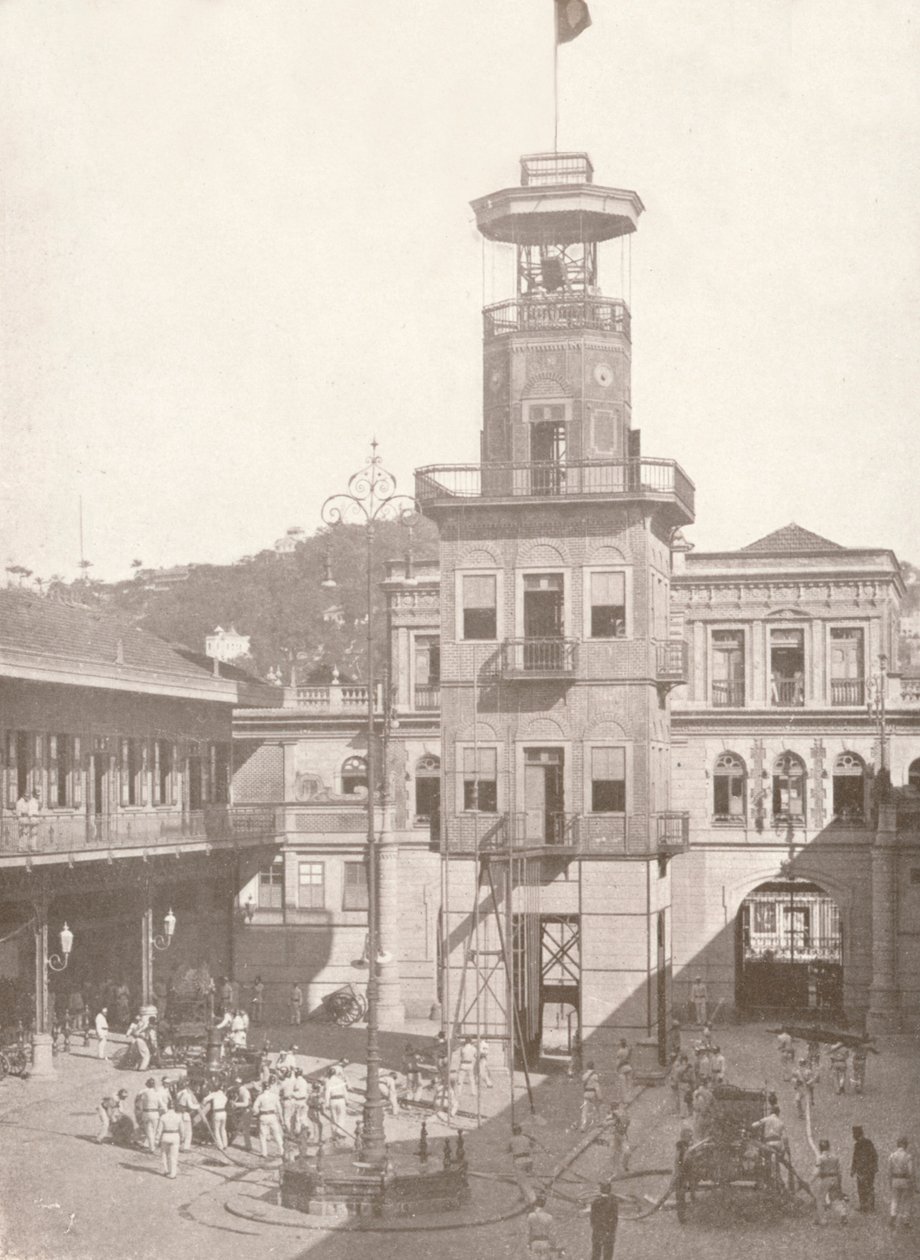 The Fire Brigade Headquarters, 1914 by Unbekannt