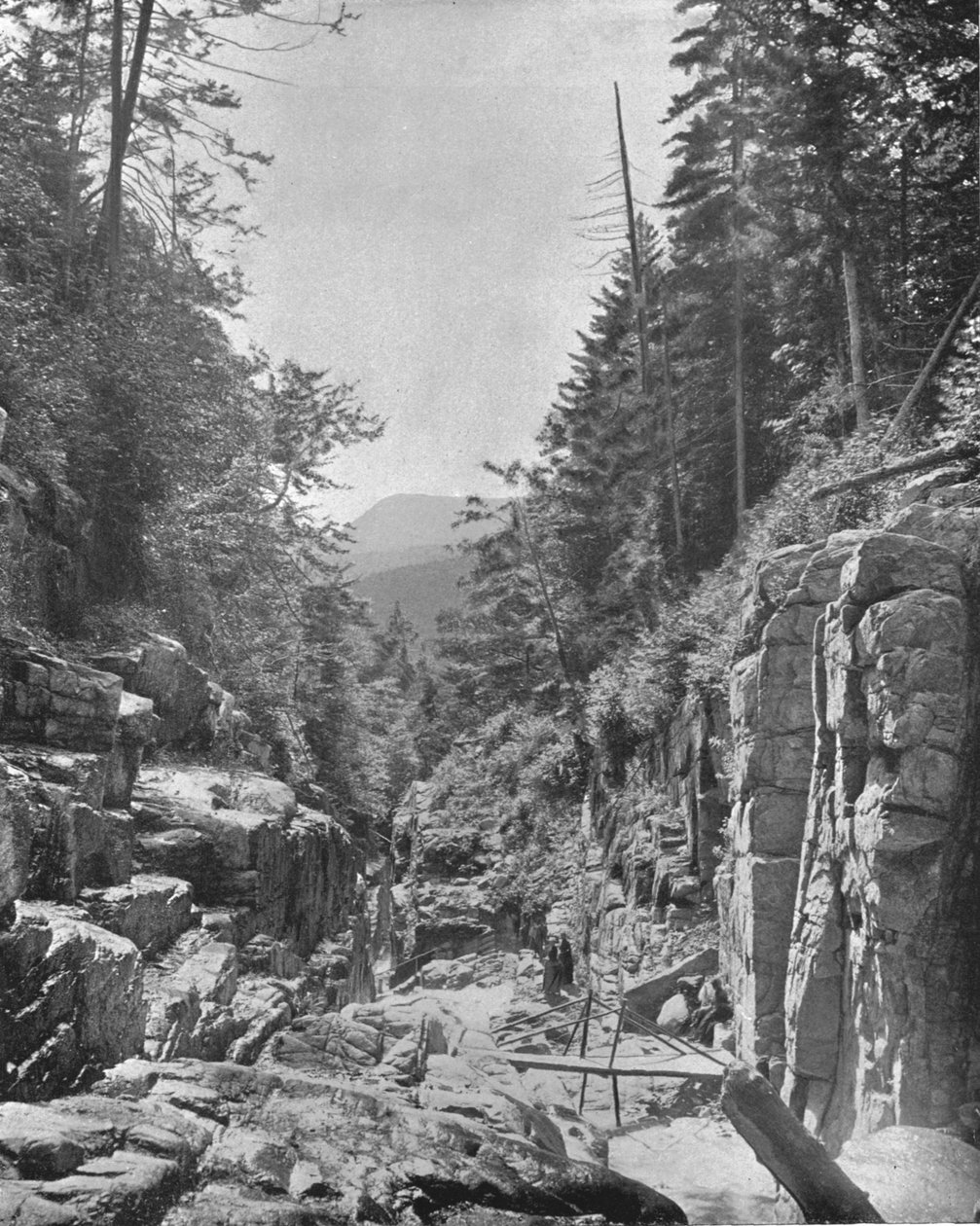 The Flume, Franconia White Mountains, New Hampshire, USA by Unbekannt