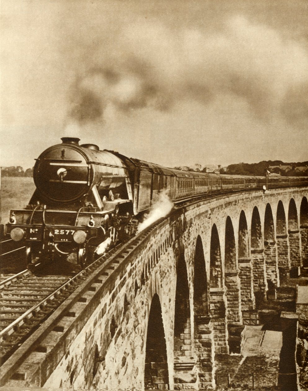 The Flying Scotsman Non-Stop Run Between Kings Cross and Newcastle, 11 July 1927 by Unbekannt