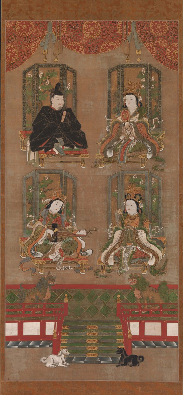 The Four Deities of Mount Koya, 16th century by Unbekannt