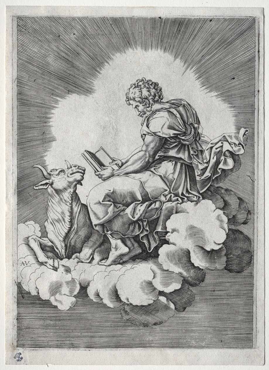 The Four Evangelists: St. Luke by Unbekannt