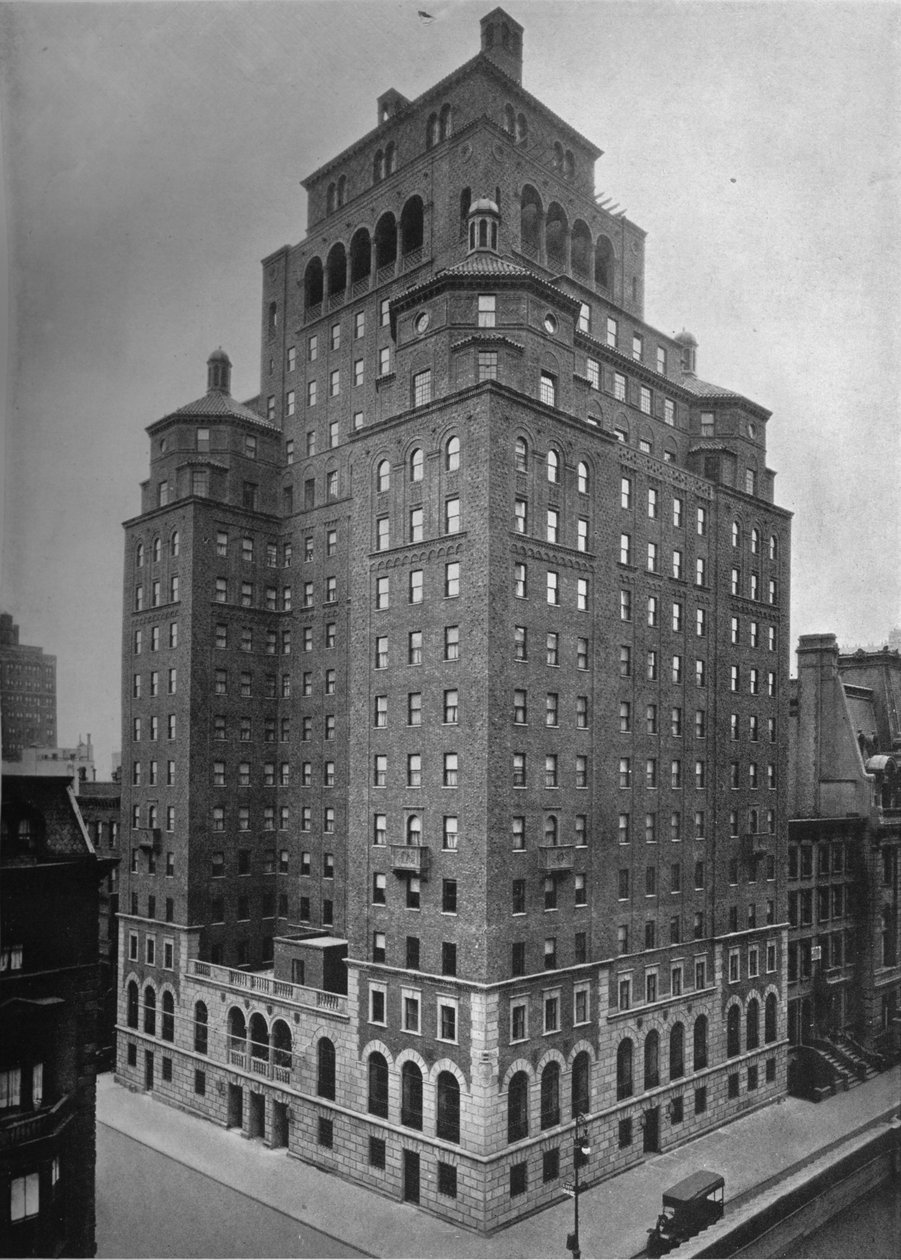 The Fraternity Clubs Building, New York City, 1924 by Unbekannt