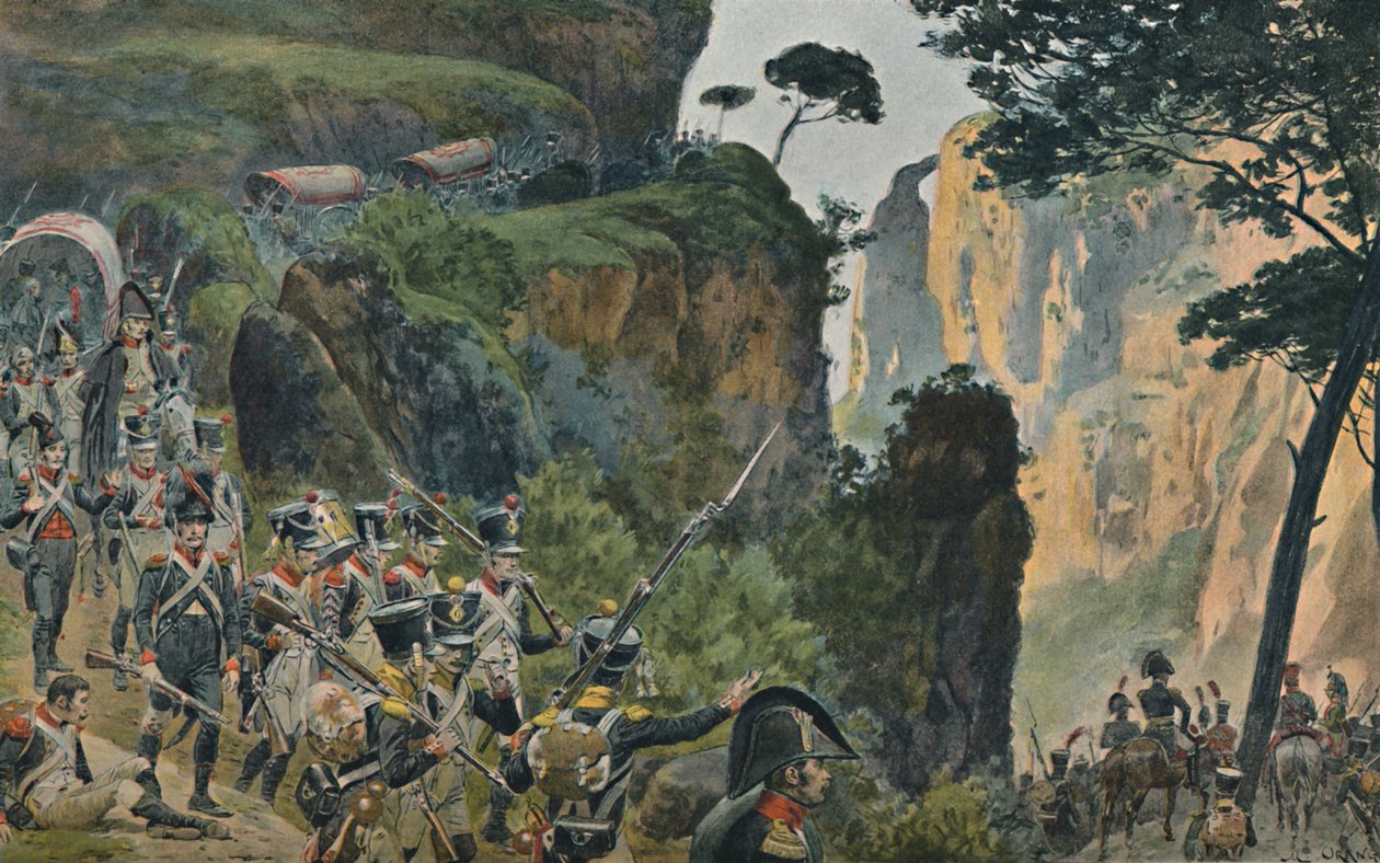 The French Army in the Mountains of Portugal by Unbekannt