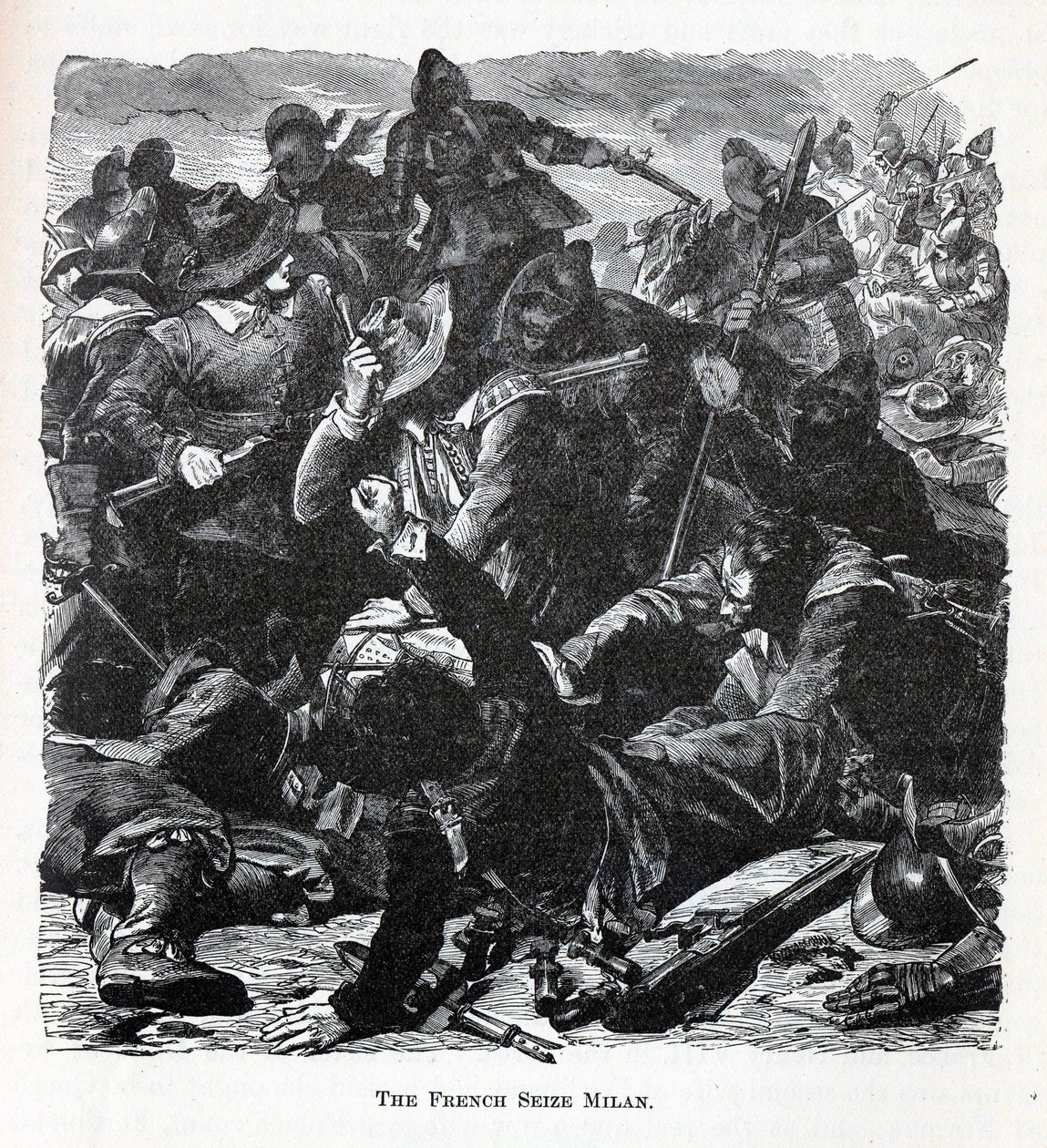 The French Seize Milan by Unbekannt