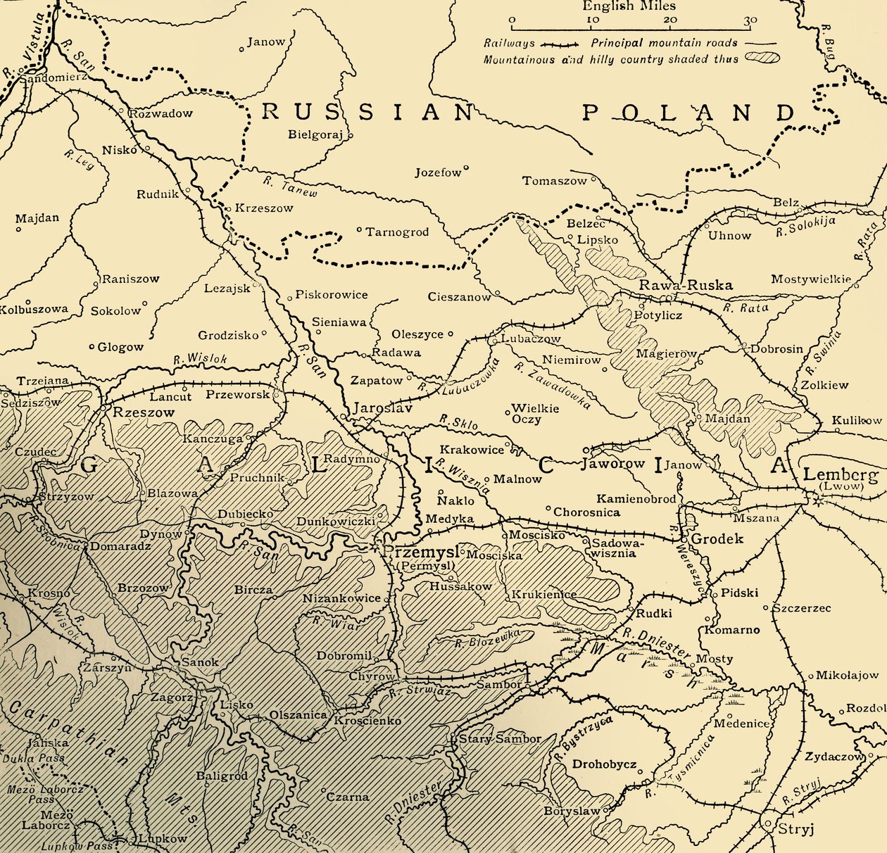 The Galician Campaign, First World War by Unbekannt