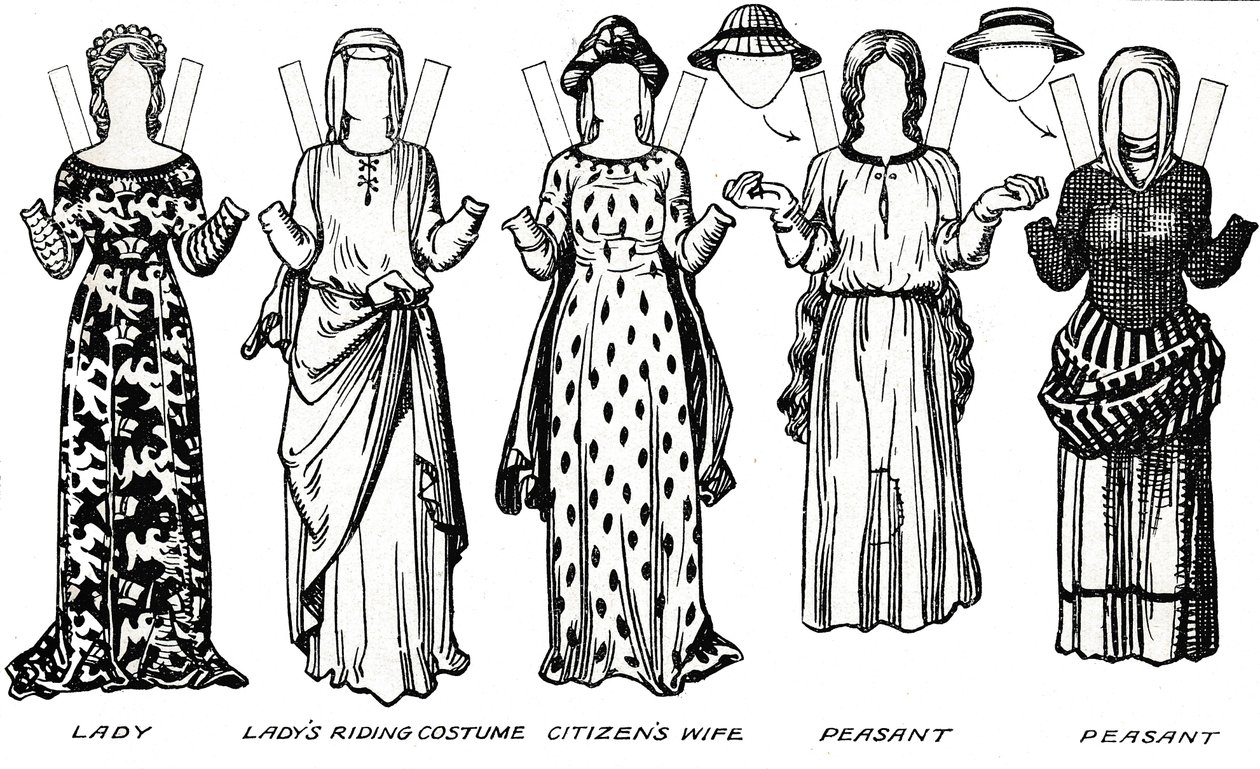 The Gallery of British Costume: Dress Worn in the Reign of the First Edward by Unbekannt