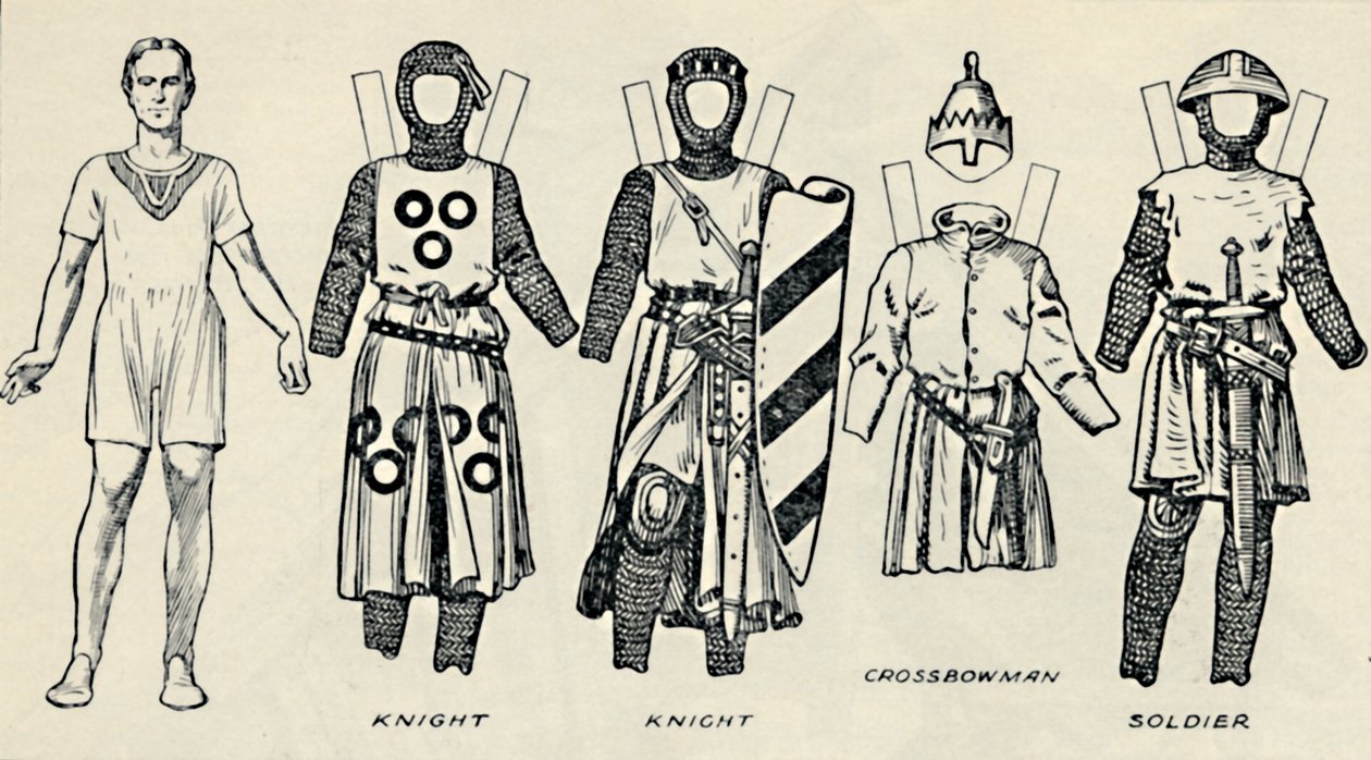 The Gallery of British Costume: How The English Dressed in King John