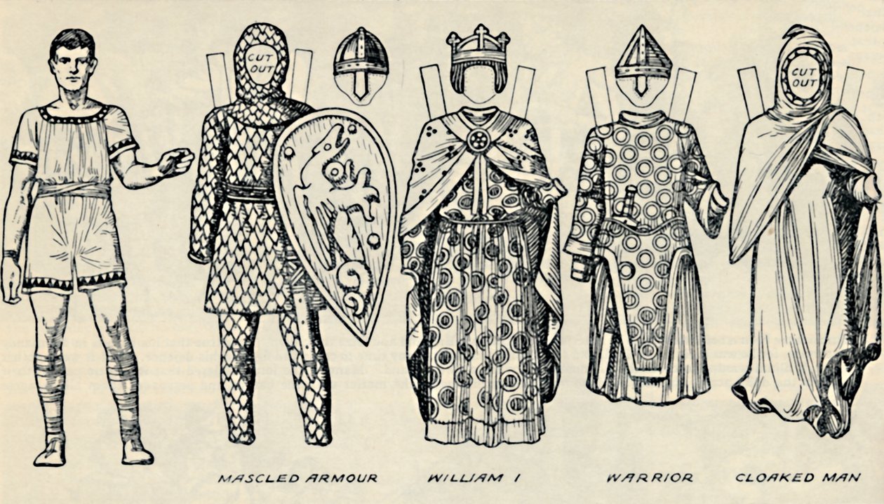 The Gallery of British Costume: The Dress People Wore in Norman Times by Unbekannt