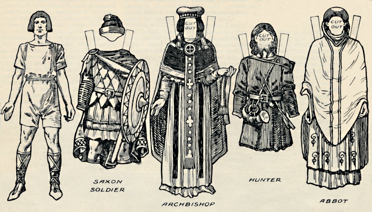 The Gallery of British Costume: The Dress of Danes & Later Anglo-Saxons by Unbekannt