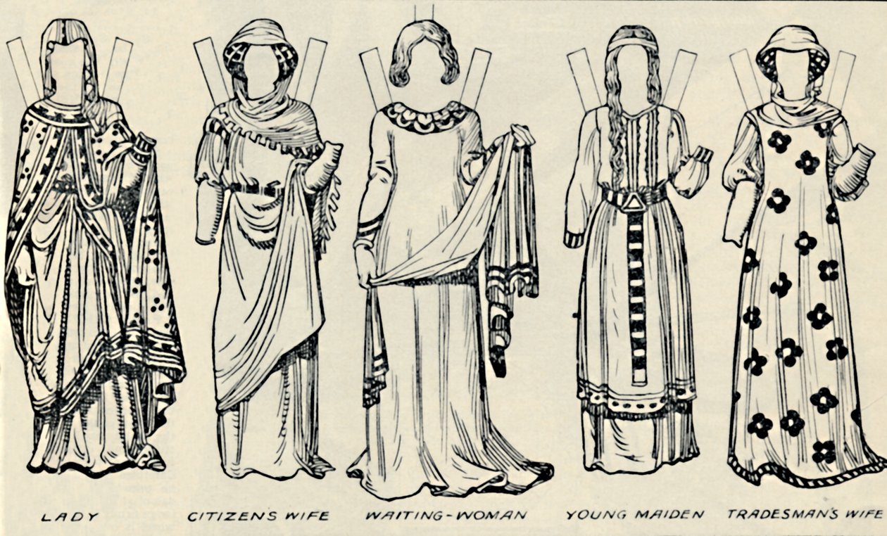 The Gallery of British Costume: What Men and Women Wore in Henry III