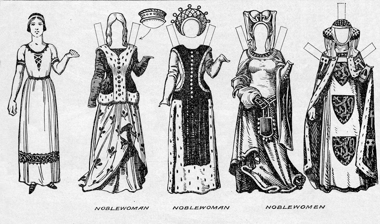 The Gallery of Costume: Dresses Worn in the Last Years of Edward III
