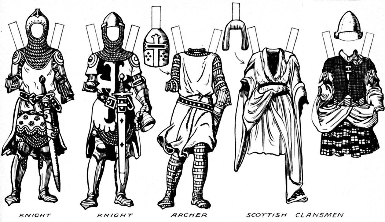 The Gallery of Costume: In the Days of the Second and Third Edwards, c1934 by Unbekannt