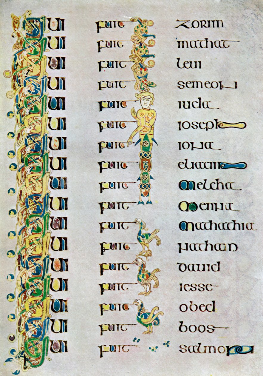 The Genealogy of Christ, 800 AD, 20th century by Unbekannt