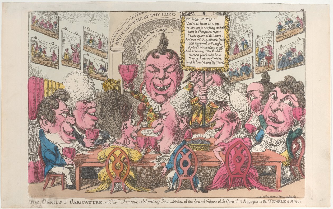 The Genius of Caricature, and His Friends, Celebrating the Completion of the Second... by Unbekannt