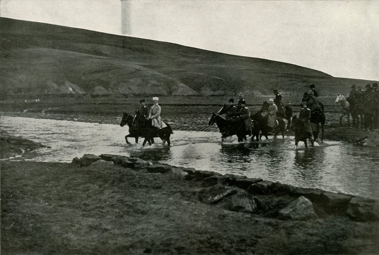 The Grand Duke Michael and his Staff, 1919 by Unbekannt