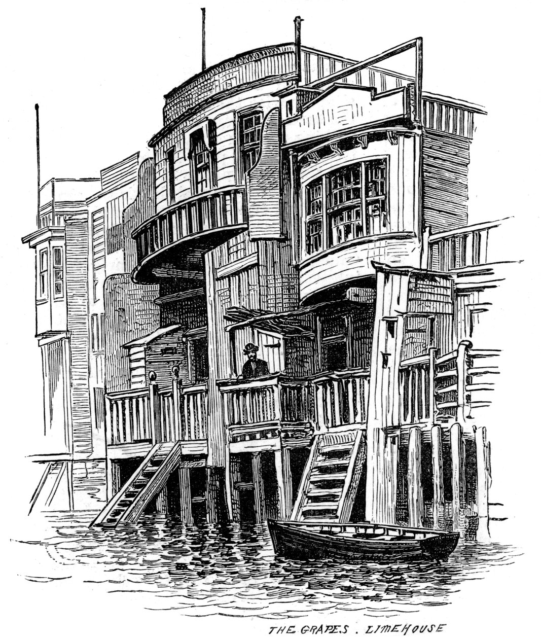 The Grapes public house, Limehouse, London by Unbekannt