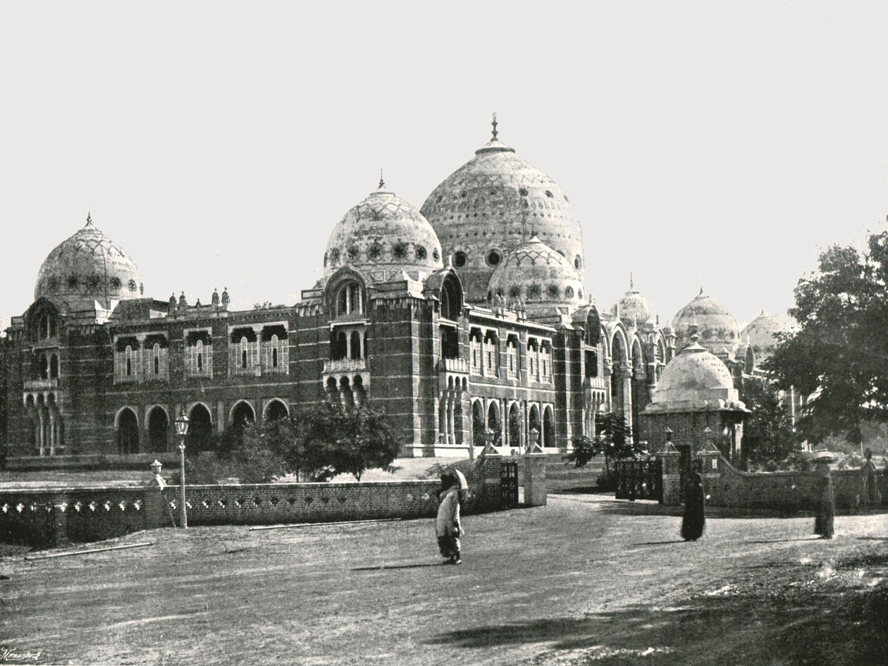 The Great College, Baroda, India, 1895 by Unbekannt