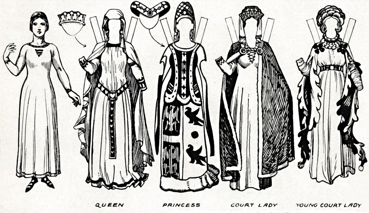 The Great Gallery of British Costume: Dress Worn In Edward The Third