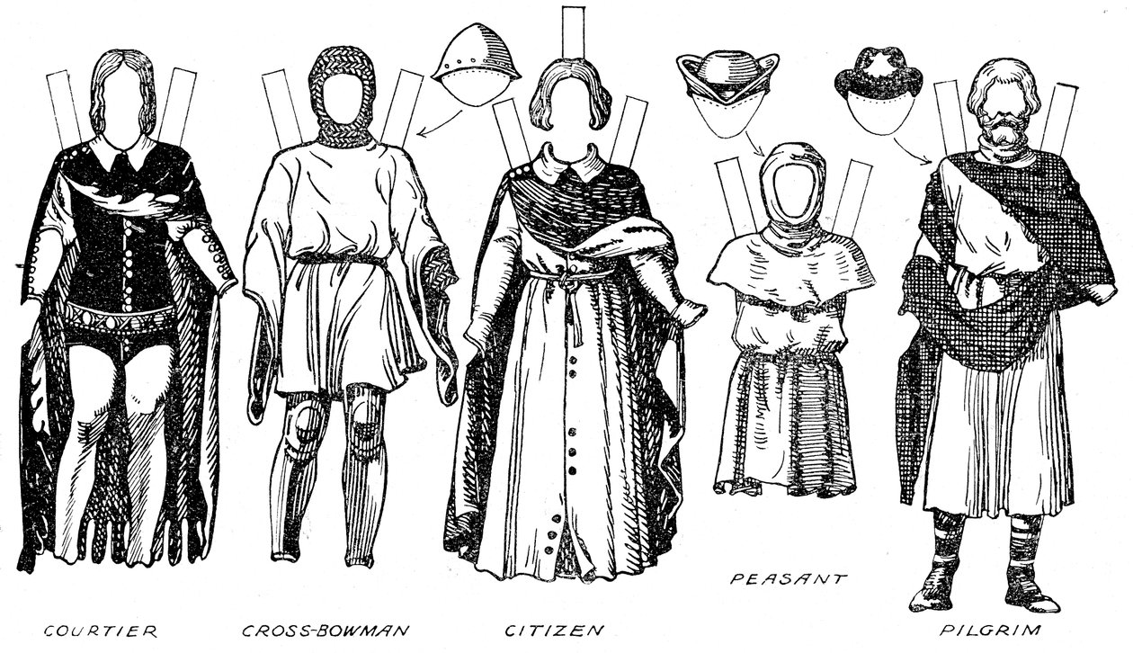 The Great Gallery of British Costume: Dress Worn in Edward III