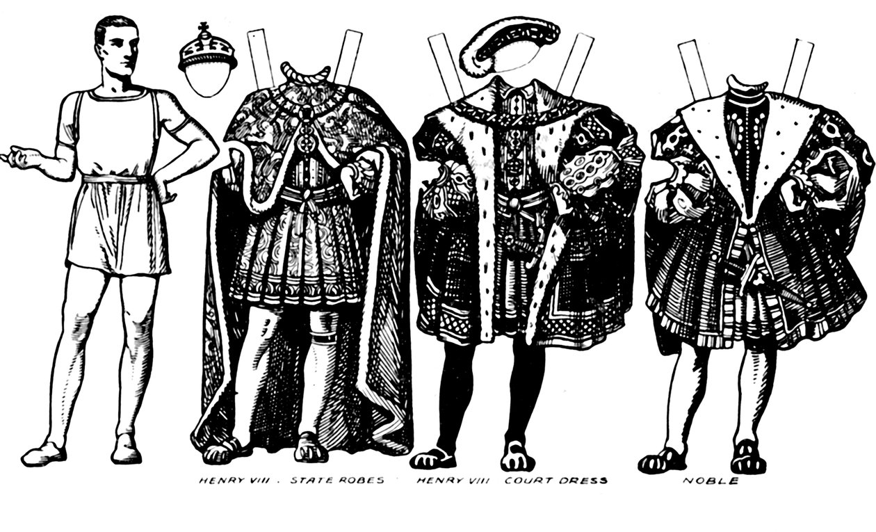The Great Gallery of British Costume: Dress Worn in Henry the Eighth