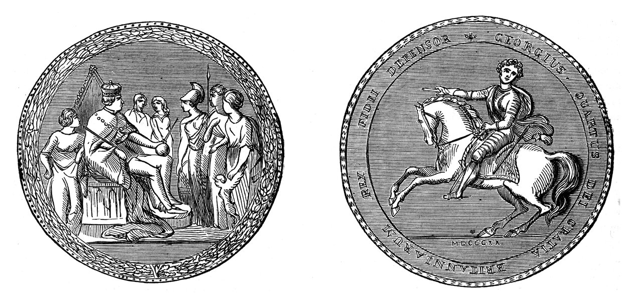 The Great Seal of King George IV by Unbekannt