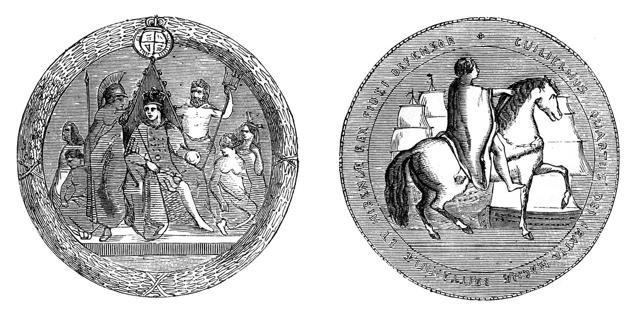 The Great Seal of King William IV, c1895 by Unbekannt