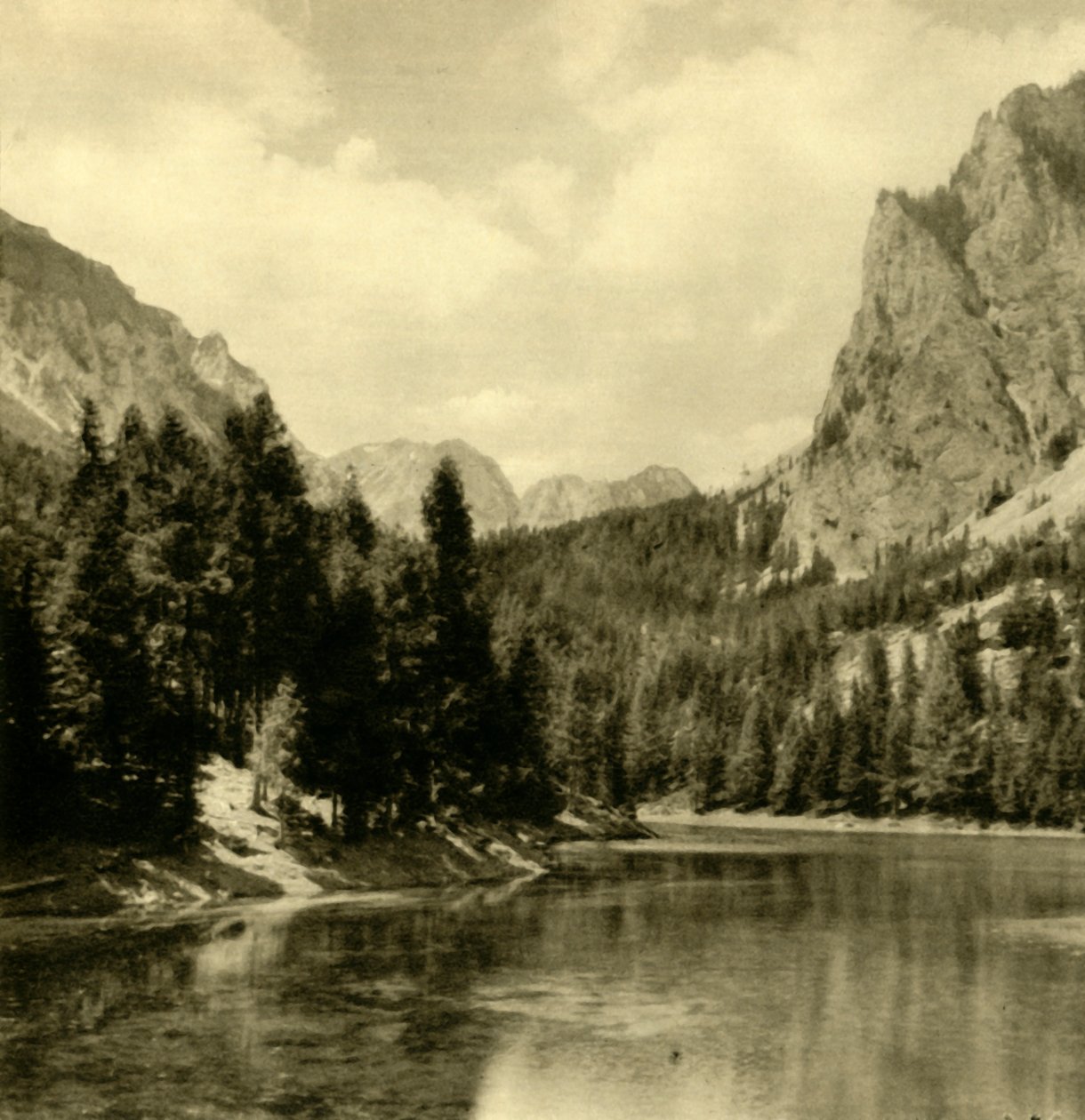The Grüner See, Styria, Austria by Unbekannt