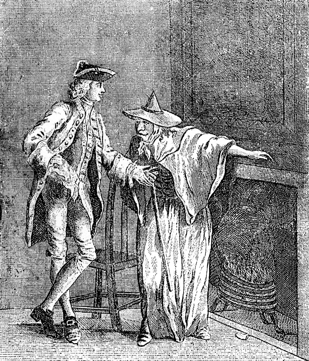 The Gypsey Conversing with the Inspector General of Great Britain by Unbekannt