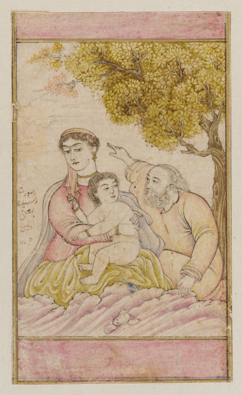 The Holy Family after a European design by Unbekannt