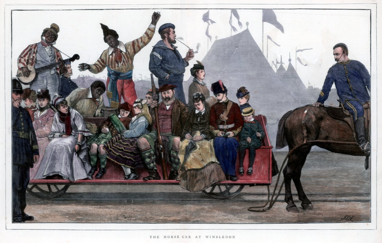 The Horse Car at Wimbledon, 1872 by Unbekannt