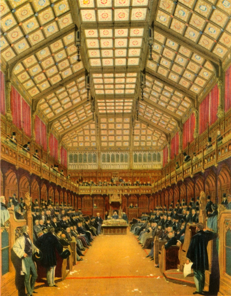 The House of Commons During A Debate, 1858, 1947 by Unbekannt
