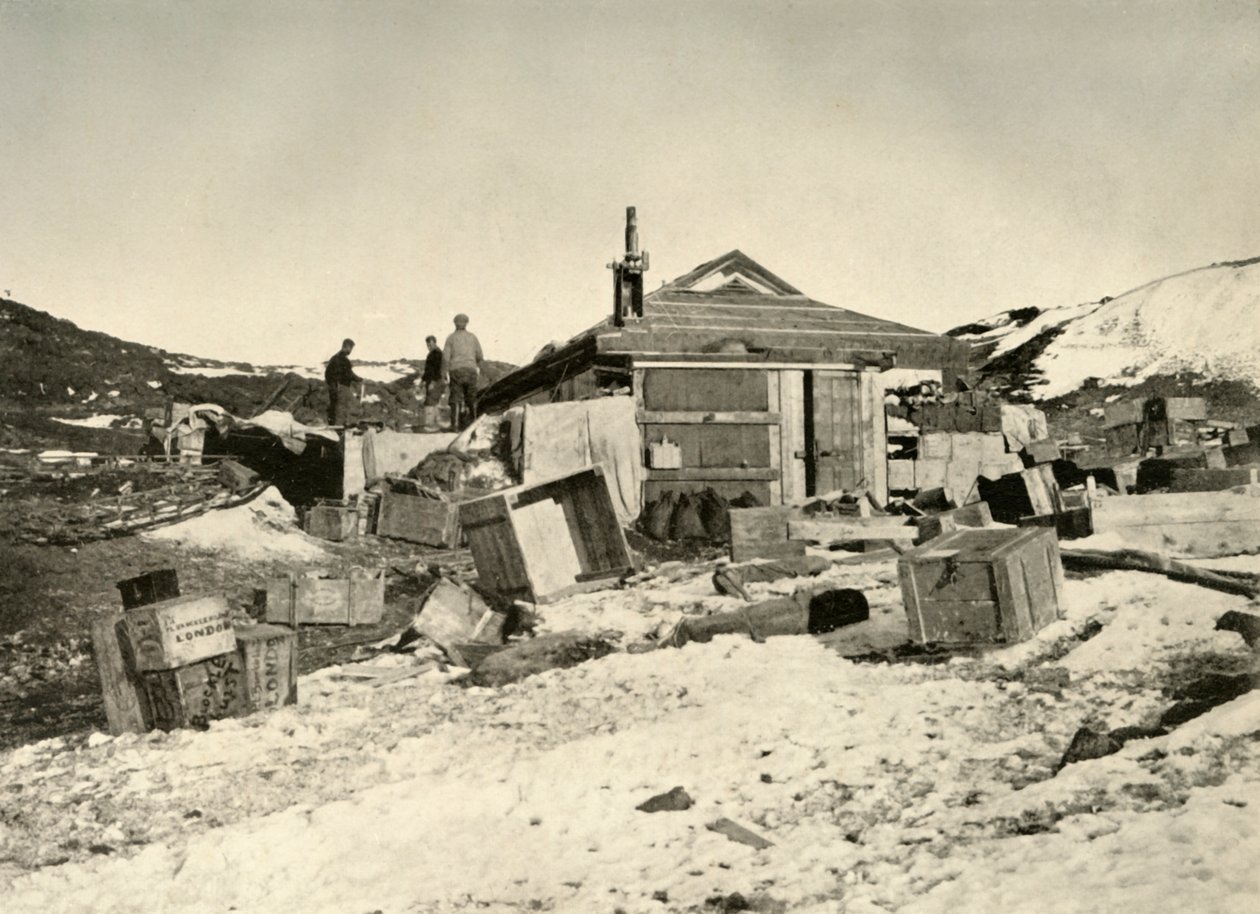 The Hut in Summer Time, Coal Bags at the Left by Unbekannt