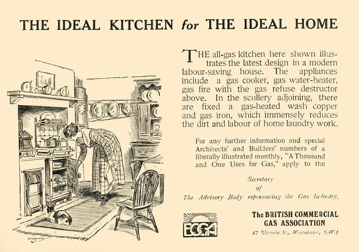 The Ideal Kitchen for the Ideal Home - The British Commercial Gas Association by Unbekannt