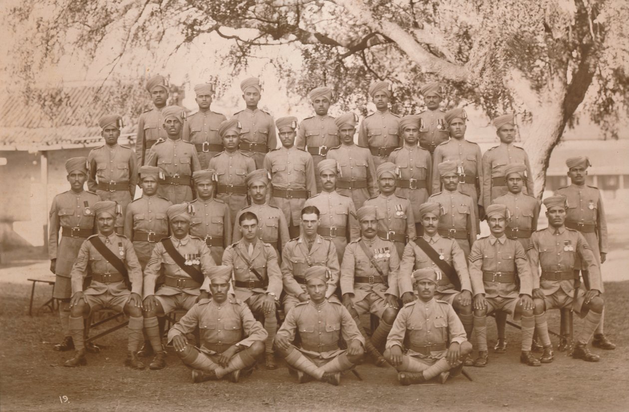 The Indian Platoon of the First Battalion, The Queen