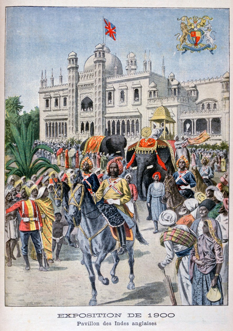 The Indian Pavilion at the Universal Exhibition of 1900, Paris by Unbekannt