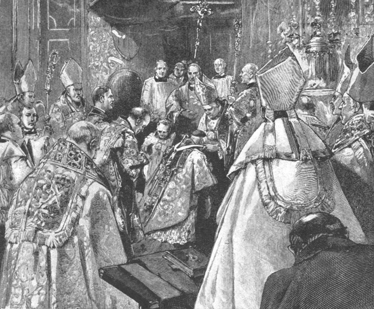The Investiture of Archbishop Vaughan at the Brompton Oratory, August 16, 1892 by Unbekannt