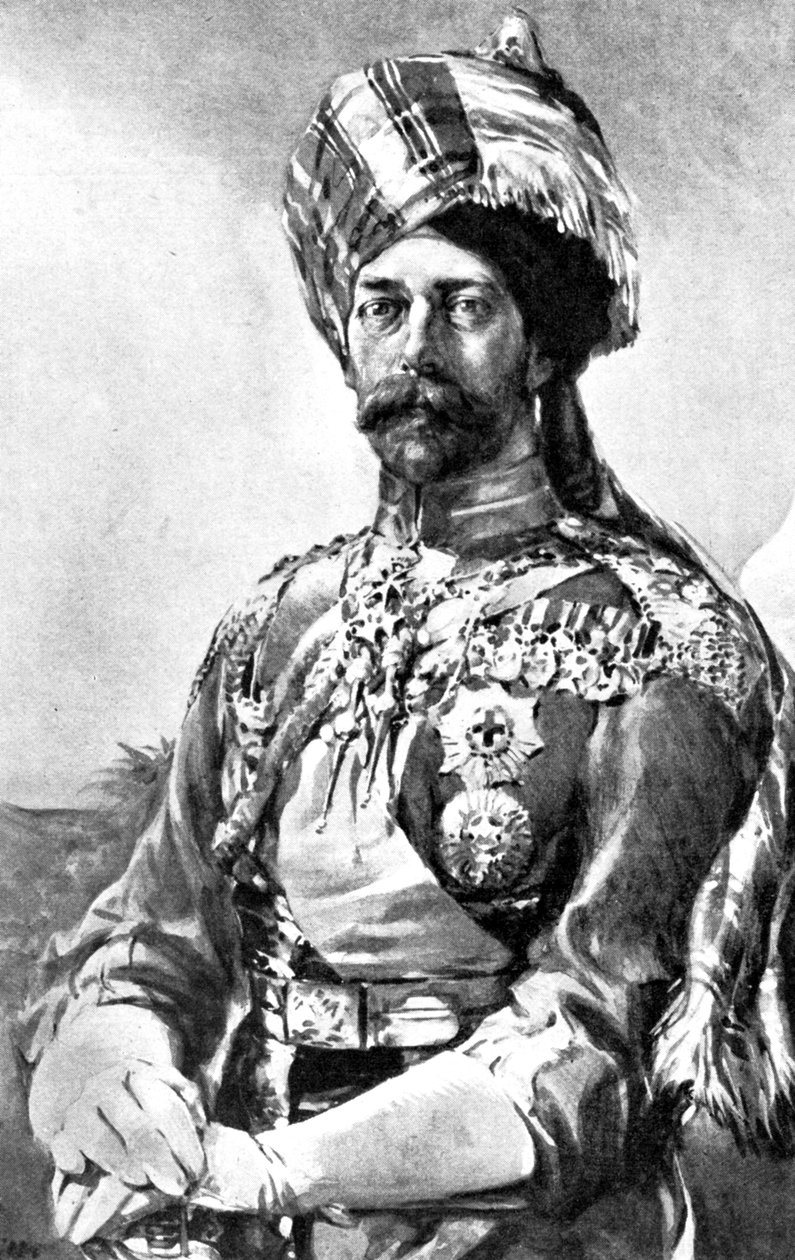 The King Emperor as Colonel-In-Chief, Lancers, Indian Army, 1914 by Unbekannt