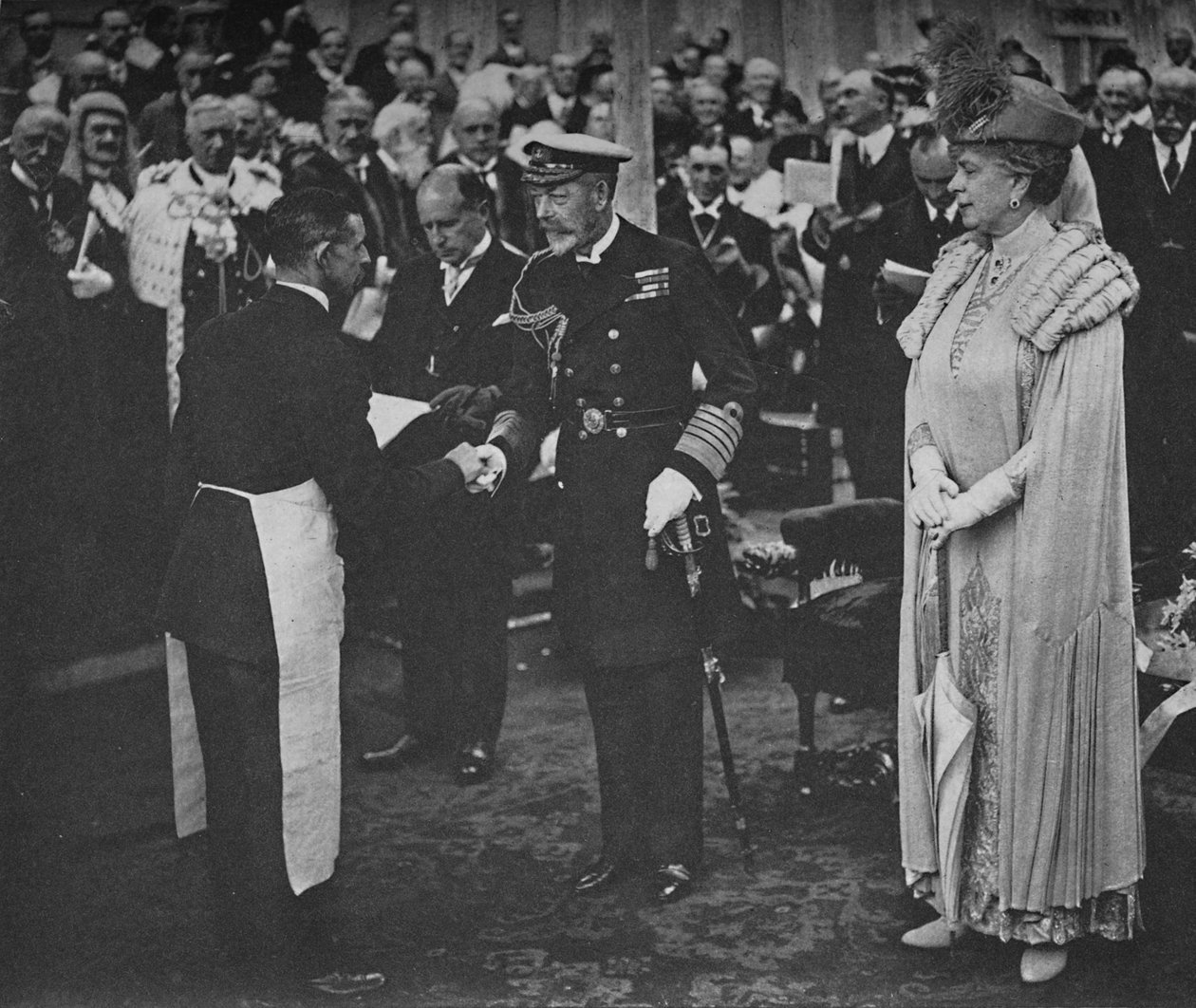 The King and the Mason, May 23rd 1925, 1928 by Unbekannt