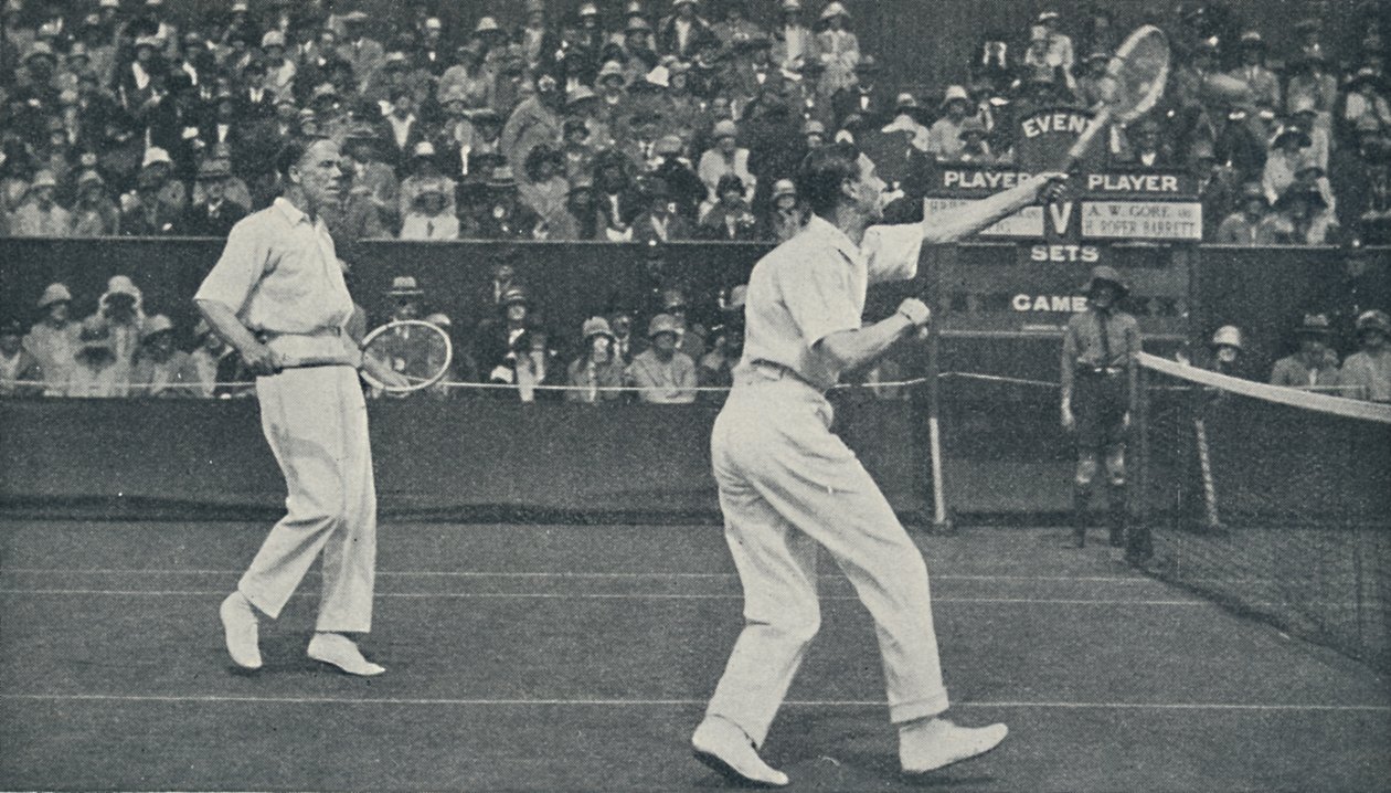 The King as Lawn-Tennis Player by Unbekannt