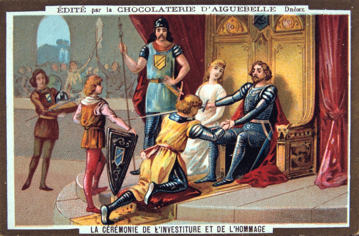 The Knights - Swearing of allegiance to the lord, Middle Ages by Unbekannt