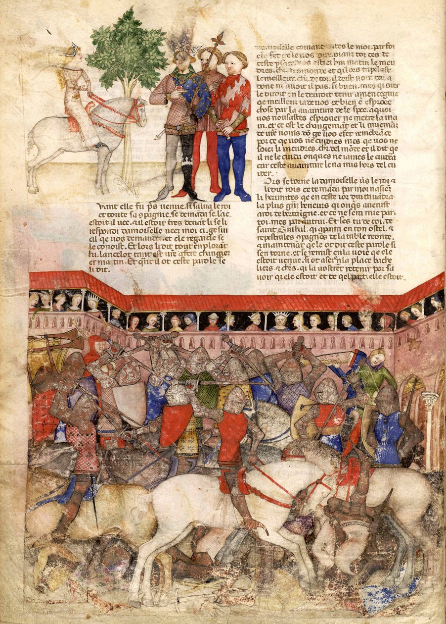 The Knights of the Round Table (detail) by Unbekannt