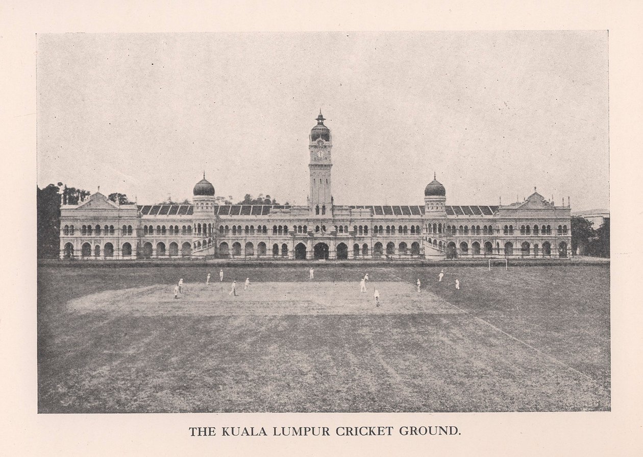 The Kuala Lumpur Cricket Ground, Malaya, 1912 by Unbekannt